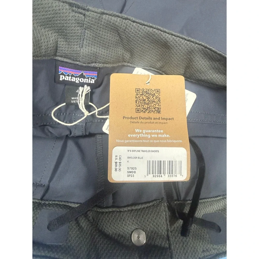 100. Skyline Traveler Short for Women‎ by Patagonia in size 4